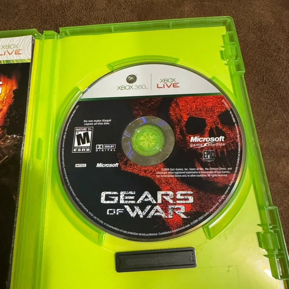 Microsoft Gears of War for Xbox 360 - Green Case